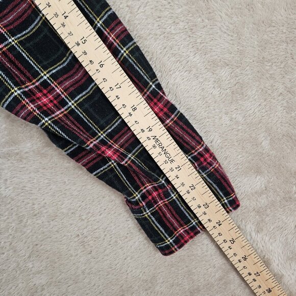 Chaps 100% Cotton Flannel Plaid Shirt Button-Down Men's Size M Long Sleeve - Picture 7 of 10